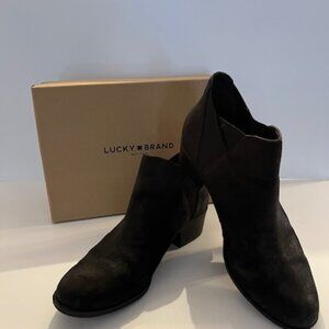 Lucky Brand Suede Booties